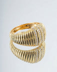 Bague femme Alma en plaqué or 18 carats bijou tendance – Jossepo