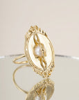 Bague élégante Christine en plaqué or 18 carats pour femme – Jossepo