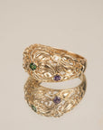 Bague plaqué or 18 carats modèle Clémence bijou tendance – Jossepo