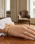 Bague Cœur plaqué or 18 carats bague femme tendance – Jossepo