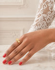 Bague dragon élégante en plaqué or pour femme – Jossepo