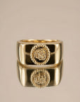 Bague Frida en plaqué or 18 carats élégante et tendance pour femme – Jossepo