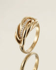 Bague Hilda en plaqué or 18 carats élégante pour femme – Jossepo