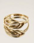 Bague Hilda en plaqué or 18 carats élégante pour femme – Jossepo