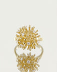 Bague Lisa en plaqué or 18 carats élégante et tendance pour femme – Jossepo