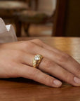 Bague femme Manao en plaqué or 18 carats bijou tendance – Jossepo