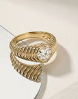 Bague Manao en plaqué or 18 carats élégante pour femme – Jossepo