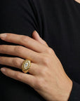 Bague plaqué or 18 carats modèle Manuela bijou tendance – Jossepo