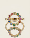 Bague Marguerite en plaqué or 18 carats élégante pour femme – Jossepo