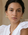 Boucles d’oreilles Carmela plaqué or 18 carats tendance femme – Jossepo