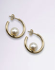 Boucles d’oreilles Sarah plaqué or 18 carats design élégant femme – Jossepo