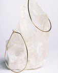 Boucles Florence en forme de goutte en plaqué or 18 carats – design raffiné – Jossepo