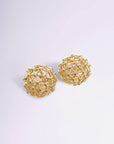 Boucles d’oreilles Joseph bijou doré moderne en plaqué or 18 carats – Jossepo