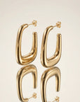 Boucles d’oreilles Apolline en plaqué or 18 carats pour femme élégantes et raffinées – Jossepo