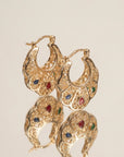 Boucles d’oreilles Giovanni en plaqué or 18 carats pour femme élégantes et raffinées – Jossepo