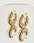 Boucles d’oreilles Giussepe en plaqué or 18 carats pour femme élégantes et raffinées – Jossepo