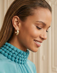 Bijou femme boucles d’oreilles Inès en plaqué or 18 carats chic – Jossepo