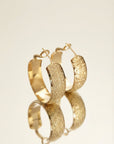 Boucles d’oreilles dorées femme Margot en plaqué or 18 carats élégantes – Jossepo
