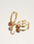 Boucles d’oreilles dorées femme Ornella en plaqué or 18 carats élégantes – Jossepo