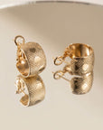 Boucles d’oreilles dorées femme Paolo en plaqué or 18 carats élégantes – Jossepo