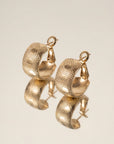 Boucles d’oreilles Paolo en plaqué or 18 carats pour femme élégantes et raffinées – Jossepo