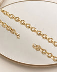 Détail bracelet Harmony plaqué or 18 carats bijou raffiné – Jossepo