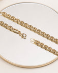 Détail bracelet Raphaello plaqué or 18 carats bijou raffiné – Jossepo