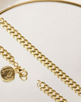 Détail bracelet Valle plaqué or 18 carats bijou raffiné – Jossepo