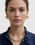 Collier Amandine plaqué or 18 carats chaîne élégante femme – Jossepo