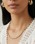 Bijou femme collier Anne en plaqué or 18 carats chic et intemporel – Jossepo