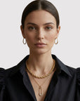 Collier Chiara porté style chic et féminin – Jossepo