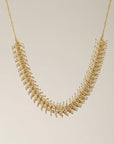 Collier doré femme tendance et élégant en plaqué or 18 carats Elodie – Jossepo