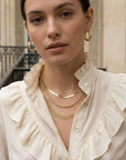 Collier Estelle plaqué or 18 carats tendance femme – Jossepo