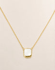 Collier Litchi plaqué or 18 carats zirconia blanche élégante femme – Jossepo