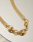 Collier Ludovica en plaqué or 18 carats pour femme élégant et raffiné – Jossepo