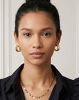 Collier doré femme tendance et élégant en plaqué or 18 carats Sophia – Jossepo