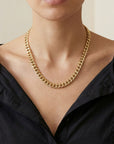 Collier Vannie plaqué or 18 carats tendance femme – Jossepo