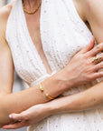 Bague Serpiente ouverte en plaqué or, finition détaillée et style moderne – Jossepo