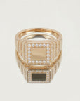 Bague Alizée en plaqué or 18 carats élégante pour femme – Jossepo