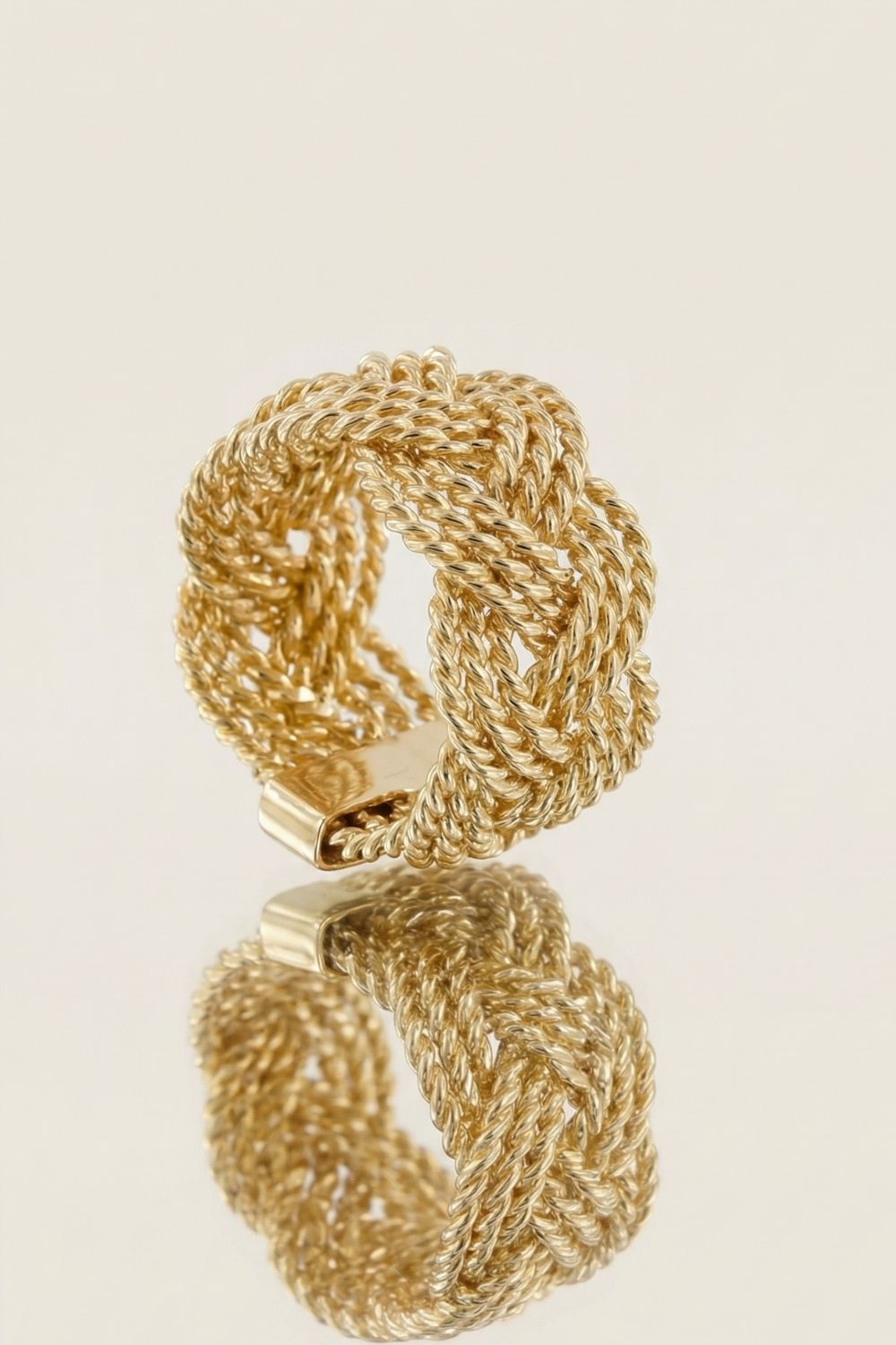 Bague femme Amaïa en plaqué or 18 carats bijou tendance – Jossepo