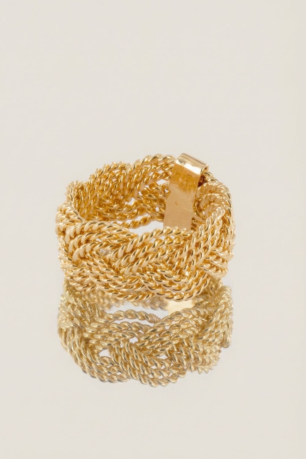Bague Amaïa en plaqué or 18 carats élégante pour femme – Jossepo