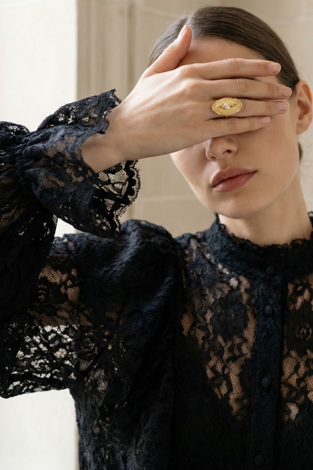 Bague élégante Christine en plaqué or 18 carats pour femme – Jossepo