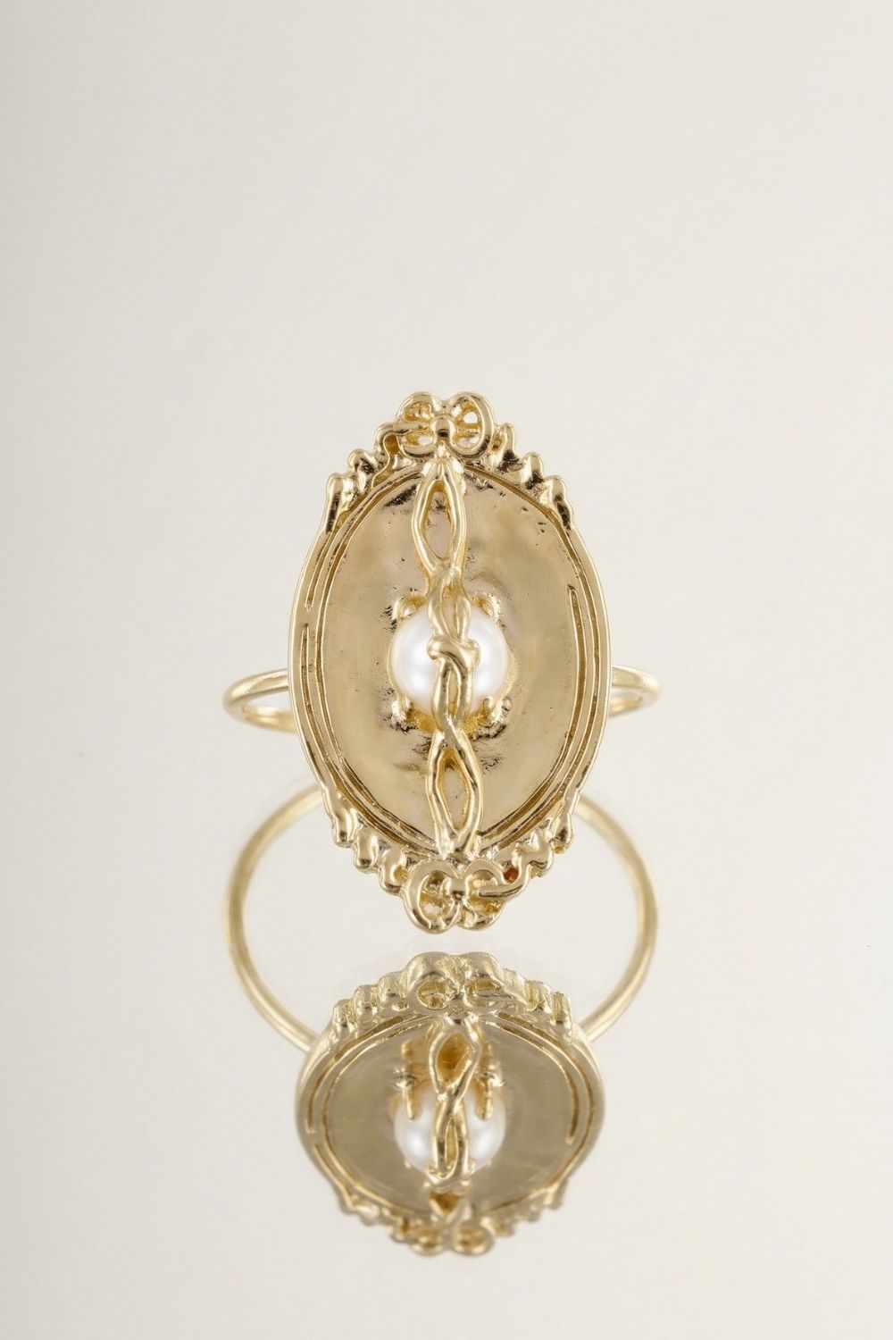 Bague Christine en plaqué or 18 carats élégante pour femme – Jossepo