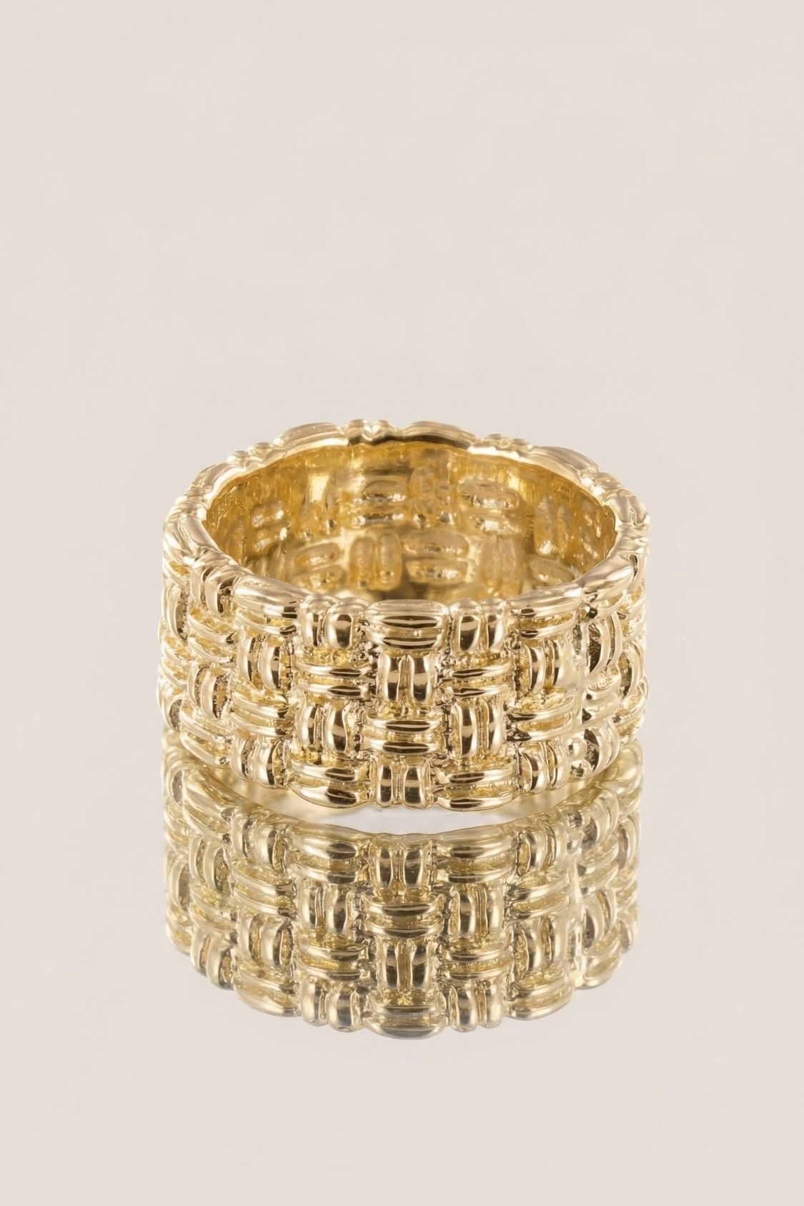 Bague Clarisse en plaqué or 18 carats élégante pour femme – Jossepo