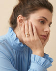 Bague plaqué or 18 carats modèle Federica bijou tendance – Jossepo