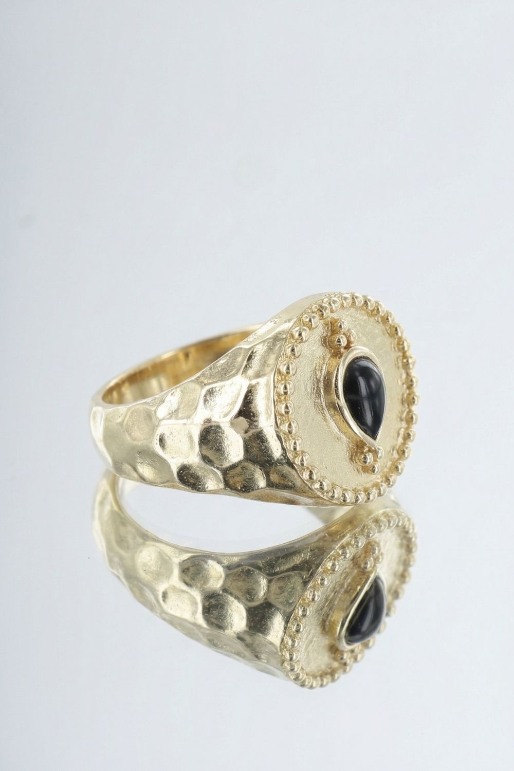 Bague plaqué or 18 carats modèle Iana bijou tendance – Jossepo