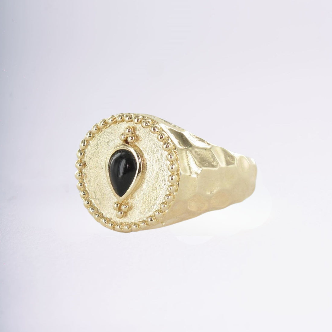 Bague Iana design moderne plaqué or – Jossepo