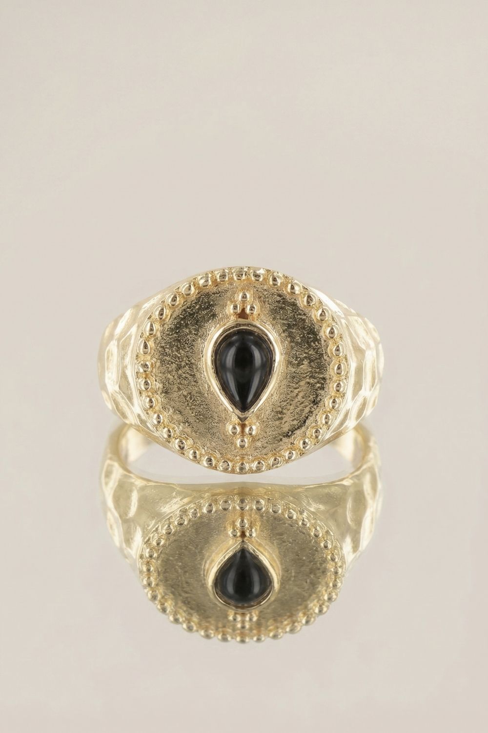 Bague Iana en plaqué or 18 carats élégante pour femme – Jossepo