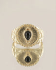 Bague Iana en plaqué or 18 carats élégante pour femme – Jossepo