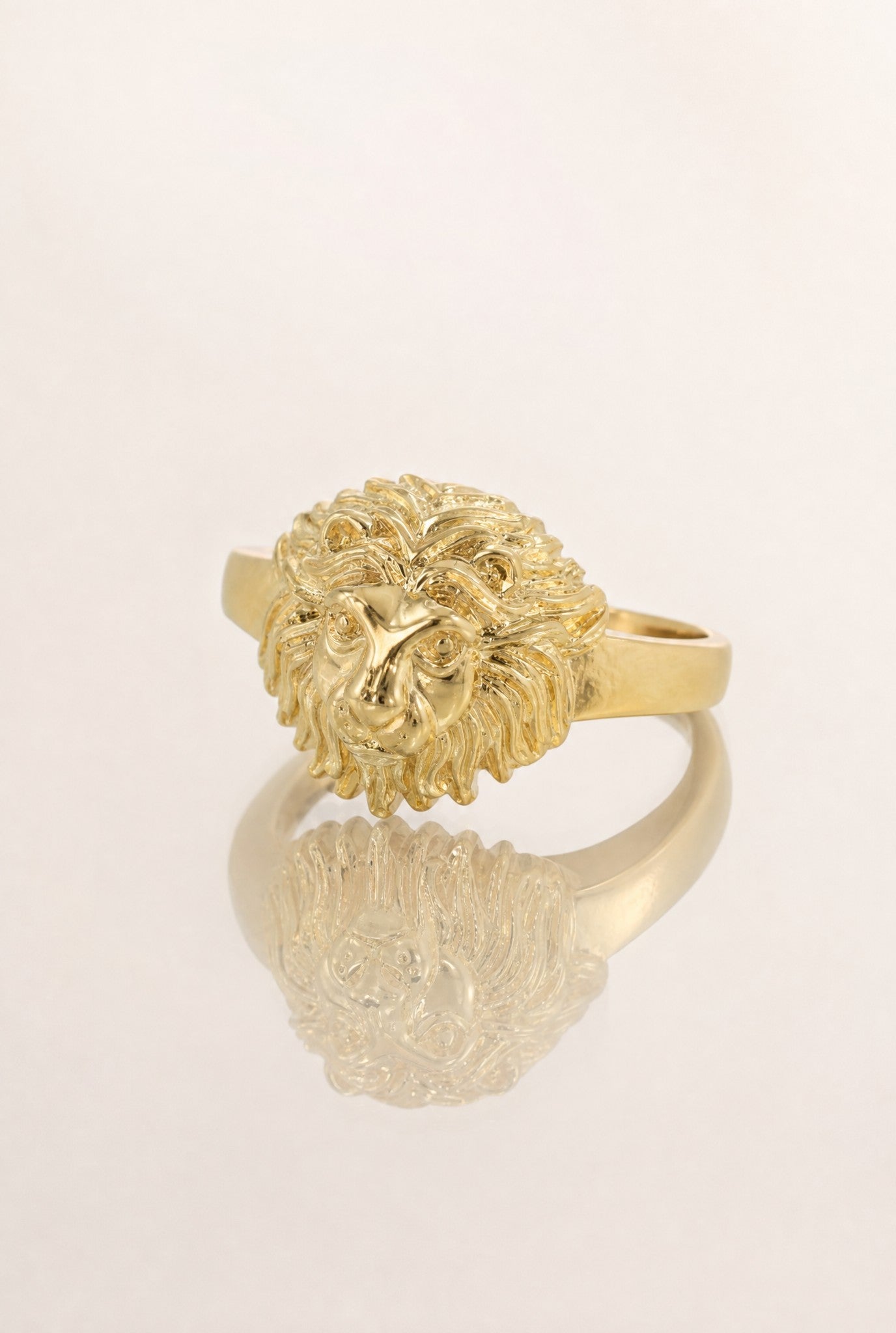 Bague lion élégante en plaqué or pour femme – Jossepo